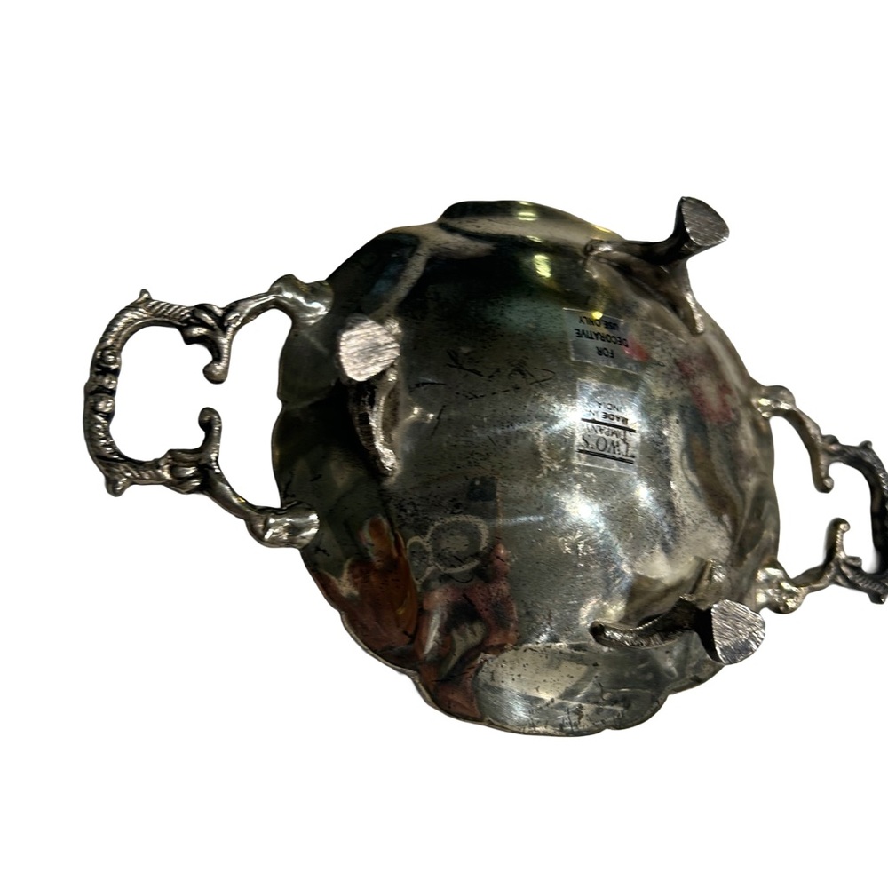 Elegant Silver Plated Serving Dish